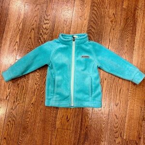 Columbia Aqua Blue Fleece Jacket